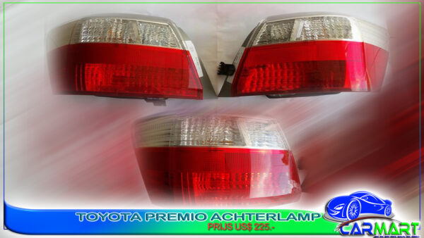 Toyota Premio Achterlampen