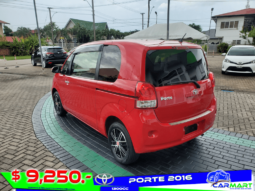 TOYOTA PORTE 2016 full