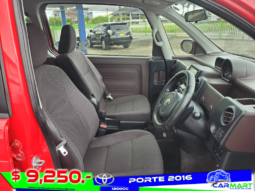 TOYOTA PORTE 2016 full