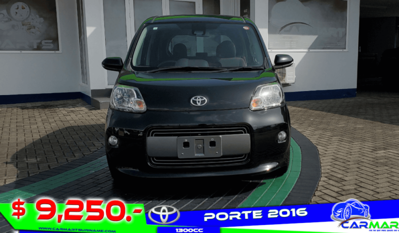 TOYOTA PORTE 2016 full