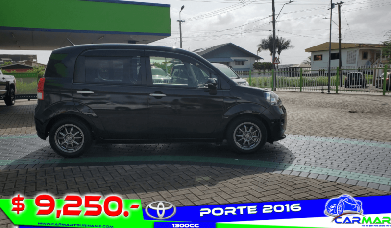 TOYOTA PORTE 2016 full