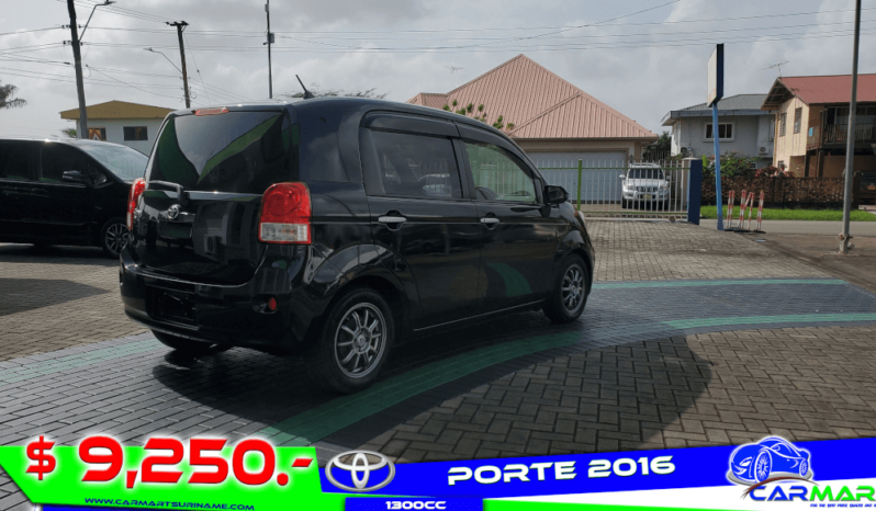 TOYOTA PORTE 2016 full