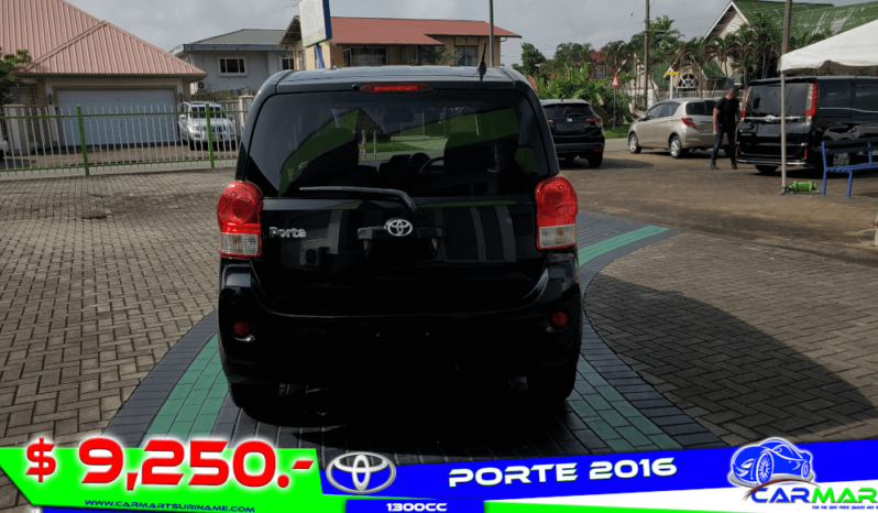 TOYOTA PORTE 2016 full