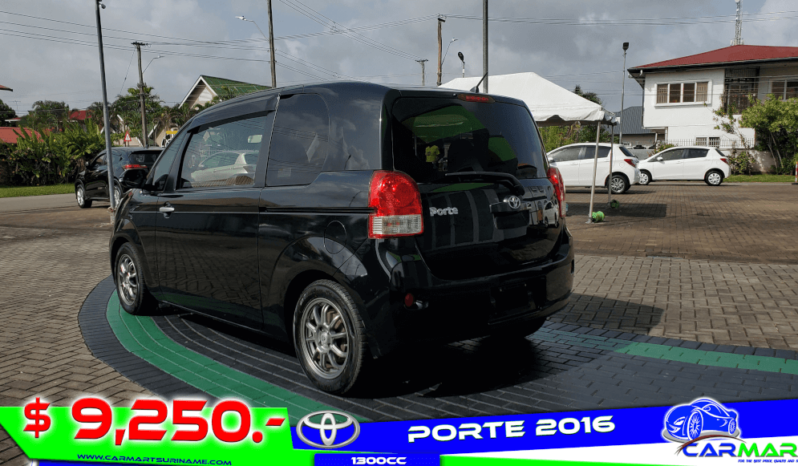 TOYOTA PORTE 2016 full