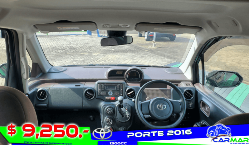 TOYOTA PORTE 2016 full