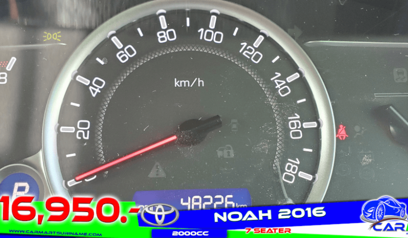 TOYOTA NOAH 2016 full