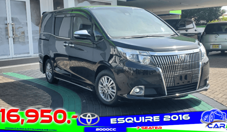 TOYOTA ESQUIRE 2016 full