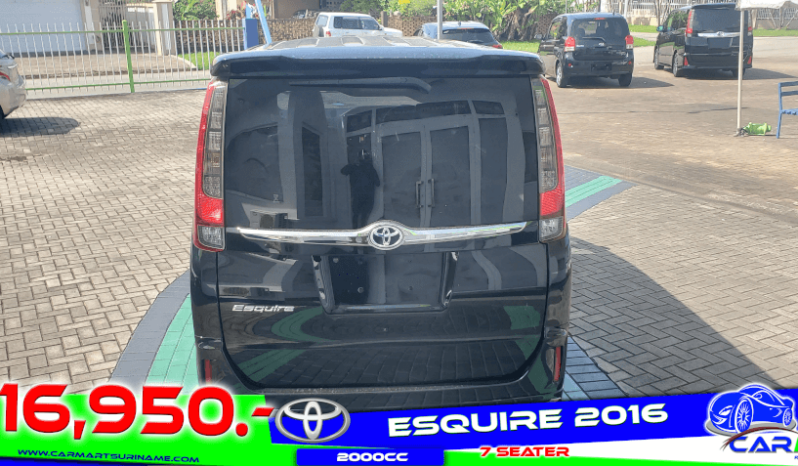 TOYOTA ESQUIRE 2016 full