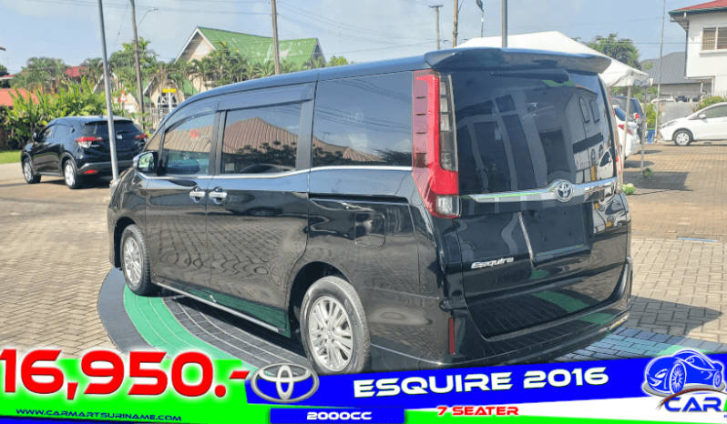 TOYOTA ESQUIRE 2016 full