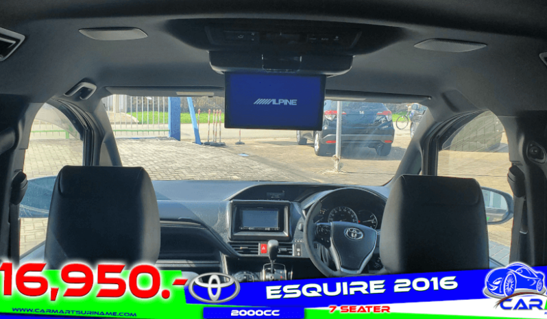 TOYOTA ESQUIRE 2016 full