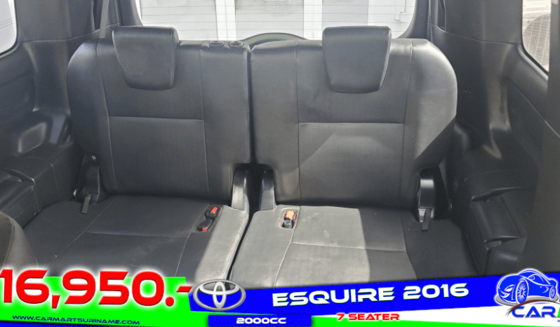 TOYOTA ESQUIRE 2016 full