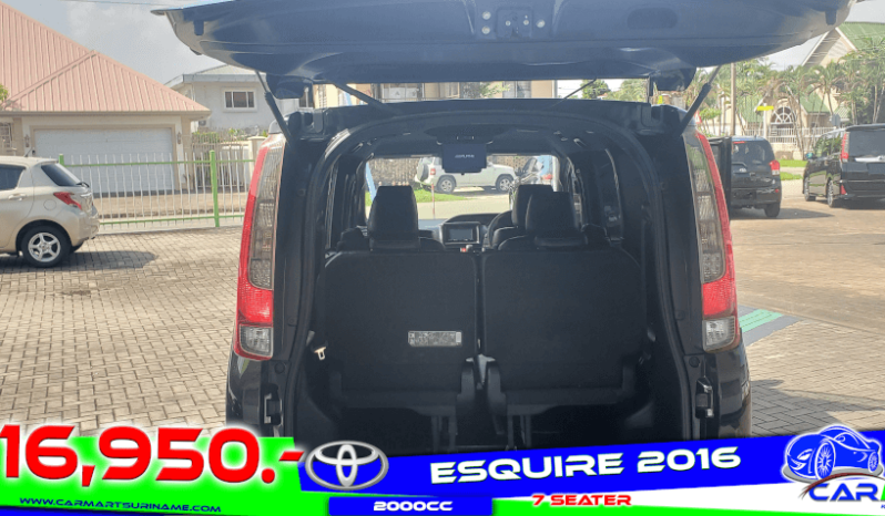 TOYOTA ESQUIRE 2016 full