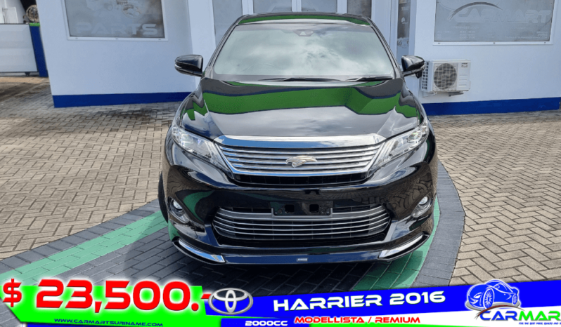 TOYOTA HARRIER 2016 full