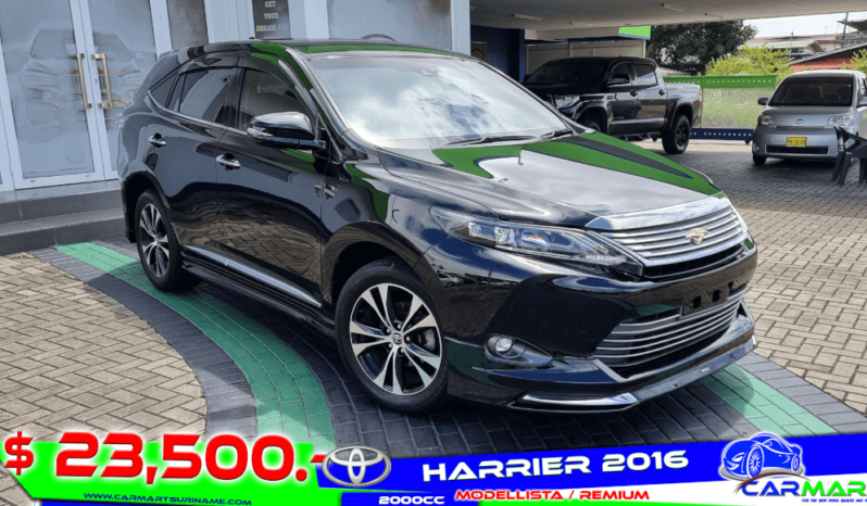 TOYOTA HARRIER 2016 full