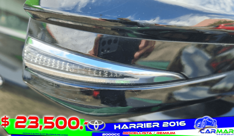 TOYOTA HARRIER 2016 full