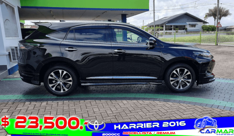 TOYOTA HARRIER 2016 full