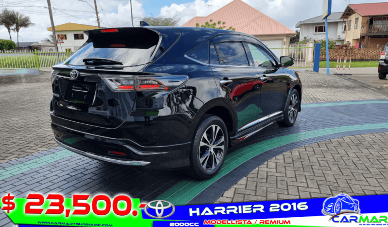 TOYOTA HARRIER 2016 full