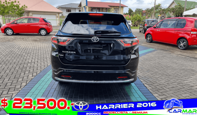 TOYOTA HARRIER 2016 full