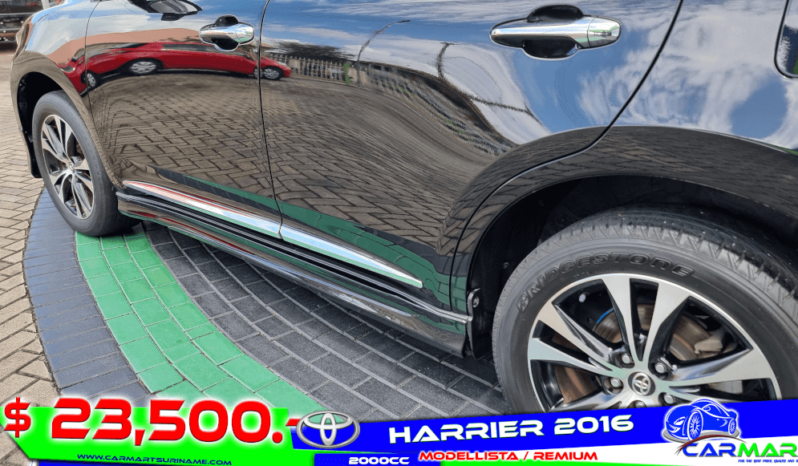 TOYOTA HARRIER 2016 full