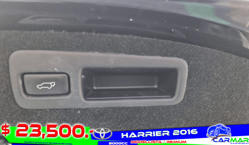 TOYOTA HARRIER 2016 full