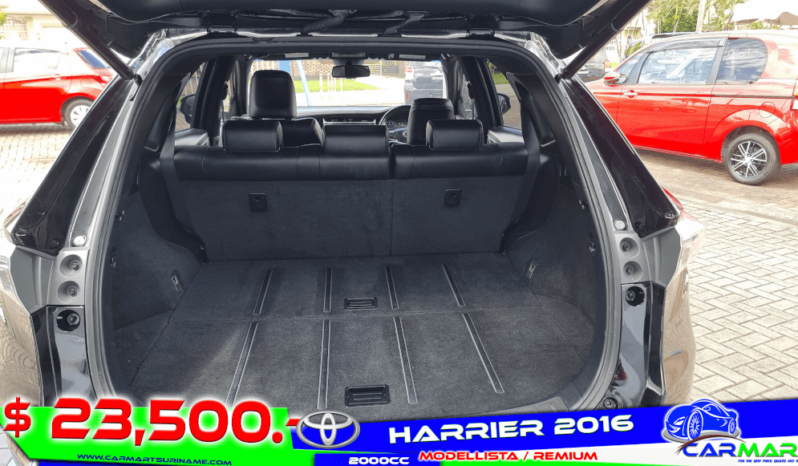 TOYOTA HARRIER 2016 full