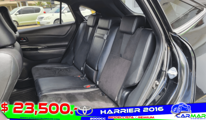 TOYOTA HARRIER 2016 full