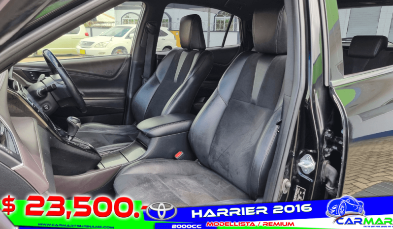 TOYOTA HARRIER 2016 full