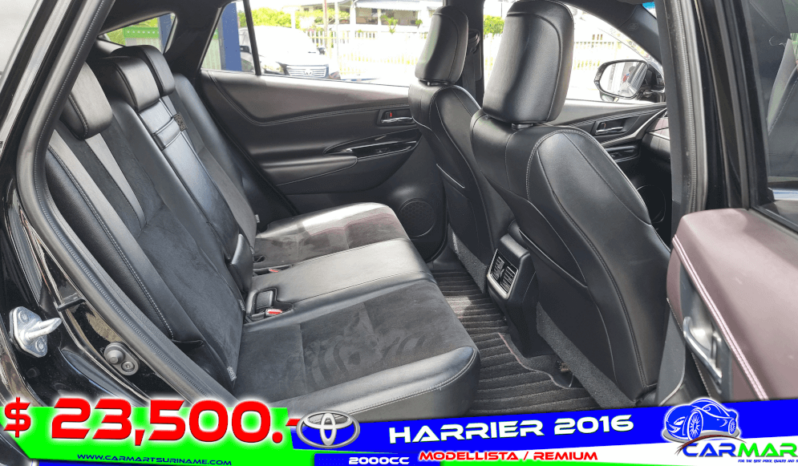 TOYOTA HARRIER 2016 full