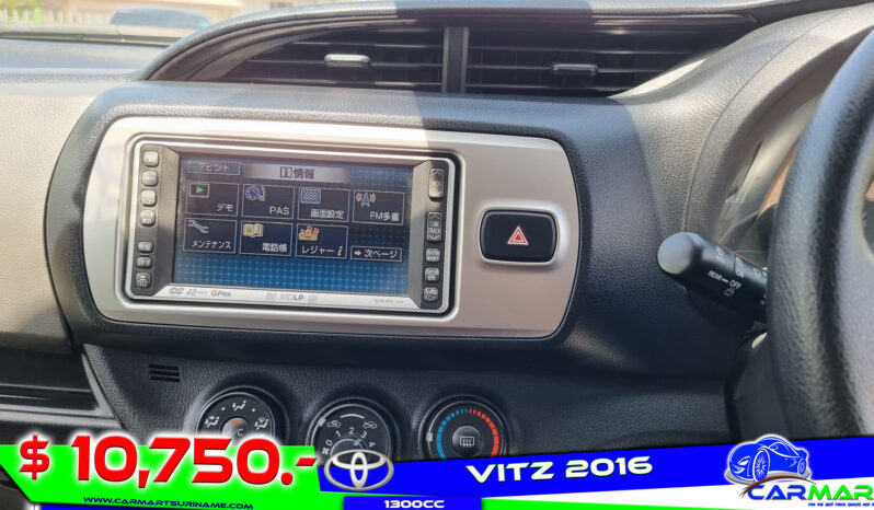 TOYOTA VITZ 2016 full